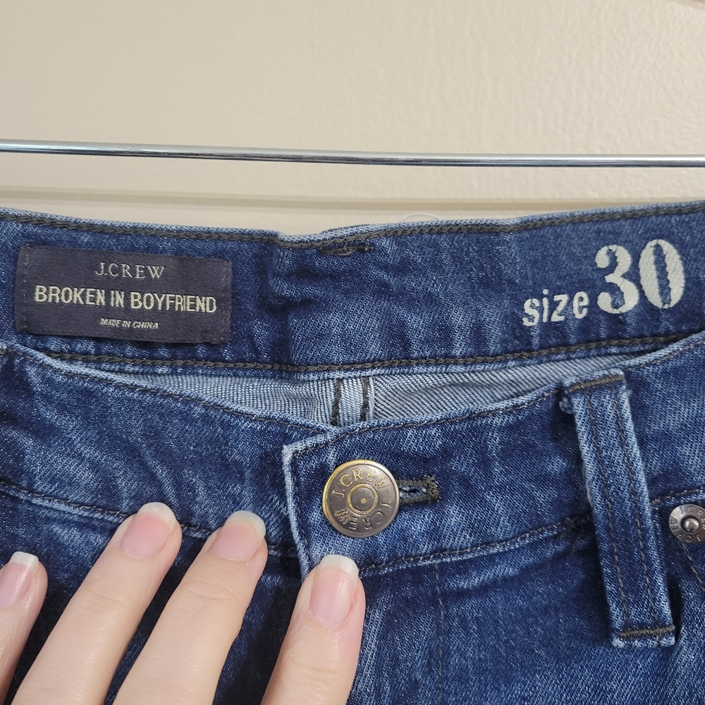 J. Crew Broken In High Rise Boyfriend Jeans Size 30 - Picture 6 of 6